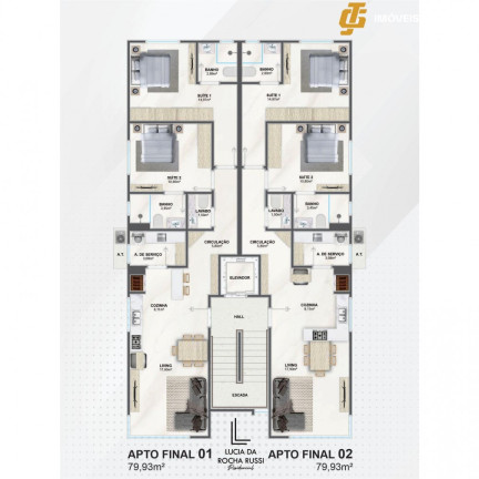 Imagem Apartamento com 2 Quartos à Venda, 80 m² em Areias - Camboriú Imagem Apartamento com 2 Quartos à Venda, 80 m² em Areias - Camboriú
