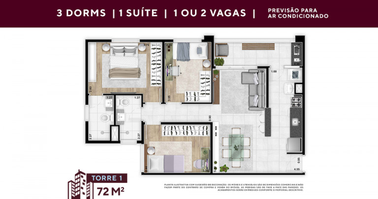 Imagem Apartamento com 3 Quartos à Venda, 103 m² em Jardim Do Lago - Jundiaí