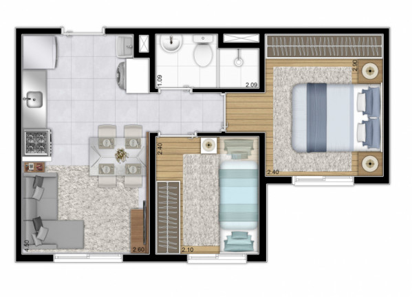 Imagem Apartamento com 2 Quartos à Venda, 32 m² em Bairro Do Limão - São Paulo