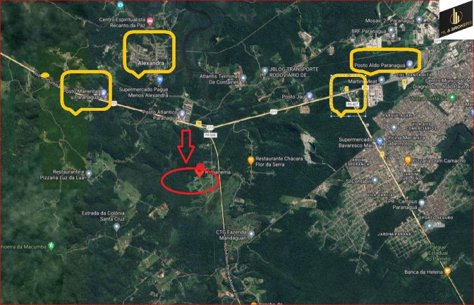 Imagem Imóvel com 2 Quartos à Venda, 111.000 m² em Alexandra - Paranagua Imagem Imóvel com 2 Quartos à Venda, 111.000 m² em Alexandra - Paranagua