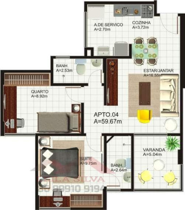 Imagem Apartamento com 2 Quartos à Venda, 64 m² em Fatima - Teresina Imagem Apartamento com 2 Quartos à Venda, 64 m² em Fatima - Teresina
