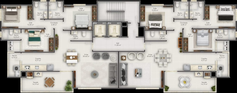 Imagem Apartamento com 3 Quartos à Venda, 142 m² em Meia Praia - Itapema Imagem Apartamento com 3 Quartos à Venda, 142 m² em Meia Praia - Itapema