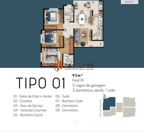 Imagem Apartamento com 2 Quartos à Venda, 54 m² em Centro - Poços De Caldas Imagem Apartamento com 2 Quartos à Venda, 54 m² em Centro - Poços De Caldas