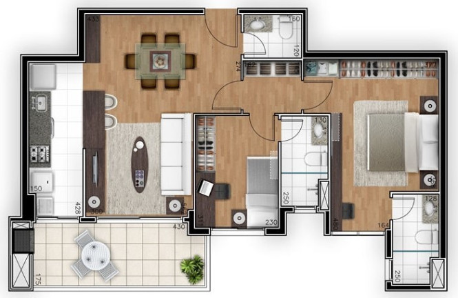 Imagem Apartamento com 3 Quartos à Venda, 98 m² em Ahú - Curitiba