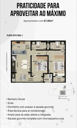 Imagem Apartamento com 2 Quartos à Venda, 67 m² em Itaguá - Ubatuba Imagem Apartamento com 2 Quartos à Venda, 67 m² em Itaguá - Ubatuba