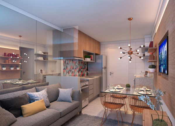 Imagem Apartamento com 2 Quartos à Venda, 32 m² em Cambuci - São Paulo