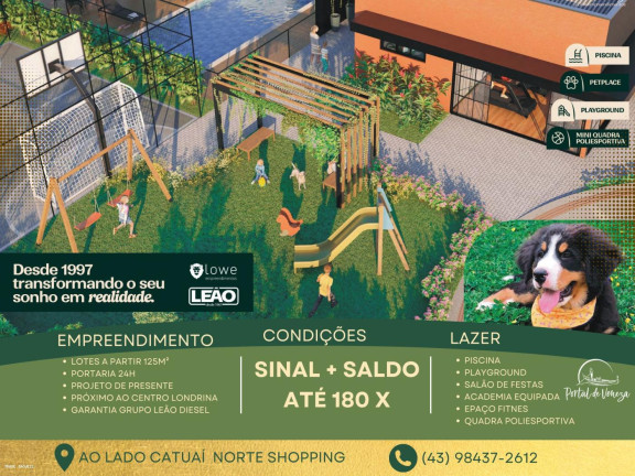 Imagem Terreno à Venda, 125 m² em Pacaembu - Londrina Imagem Terreno à Venda, 125 m² em Pacaembu - Londrina