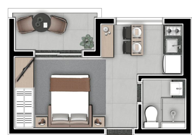 Imagem Apartamento com 1 Quarto à Venda, 33 m² em Vila Mariana - São Paulo Imagem Apartamento com 1 Quarto à Venda, 33 m² em Vila Mariana - São Paulo