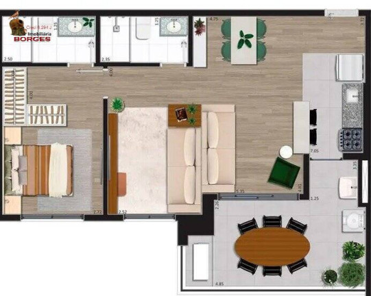 Imagem Apartamento com 2 Quartos à Venda, 69 m² em Brooklin - São Paulo Imagem Apartamento com 2 Quartos à Venda, 69 m² em Brooklin - São Paulo