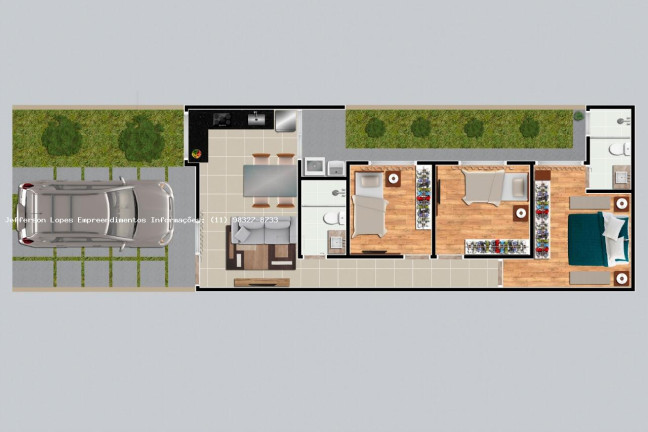 Imagem Casa com 2 Quartos à Venda, 62 m² em Centro - Salto