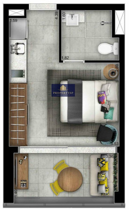 Imagem Apartamento com 1 Quarto à Venda, 24 m² em Cerqueira César - São Paulo Imagem Apartamento com 1 Quarto à Venda, 24 m² em Cerqueira César - São Paulo