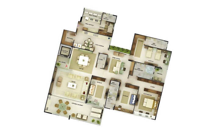 Imagem Cobertura com 4 Quartos à Venda, 472 m² em Altiplano Cabo Branco - João Pessoa