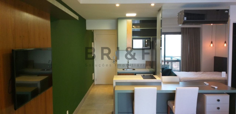 Apartamento com 1 Quarto para Alugar, 43 m² em Brooklin  - São Paulo