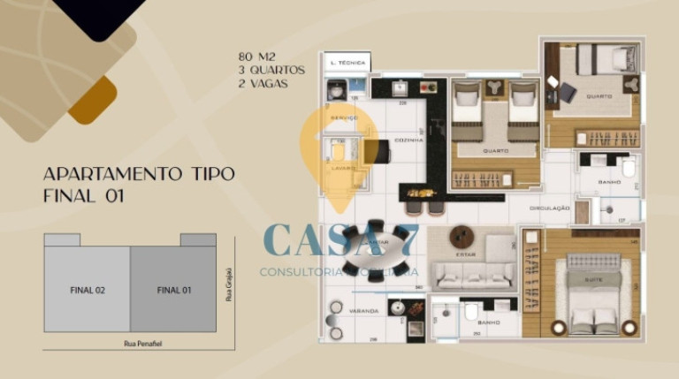 Imagem Apartamento com 3 Quartos à Venda, 80 m² em Anchieta - Belo Horizonte Imagem Apartamento com 3 Quartos à Venda, 80 m² em Anchieta - Belo Horizonte