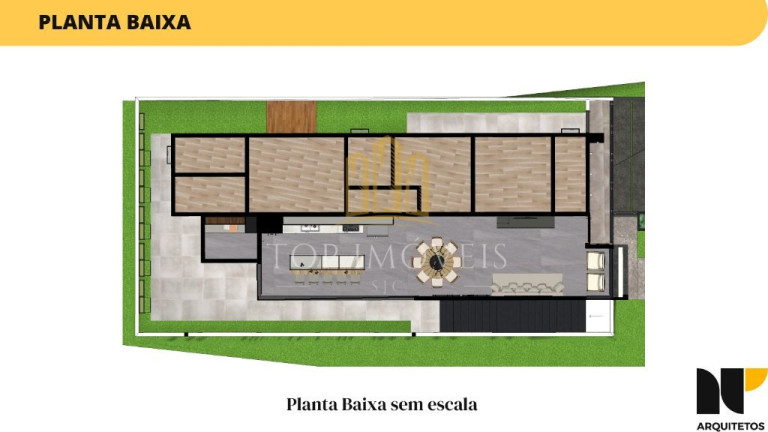 Imagem Casa de Condomínio com 3 Quartos à Venda, 250 m² em Condomínio Residencial Fogaça - Jacareí