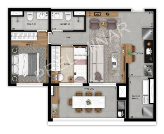 Imagem Apartamento com 2 Quartos à Venda, 100 m² em Jardim Prudência - São Paulo Imagem Apartamento com 2 Quartos à Venda, 100 m² em Jardim Prudência - São Paulo