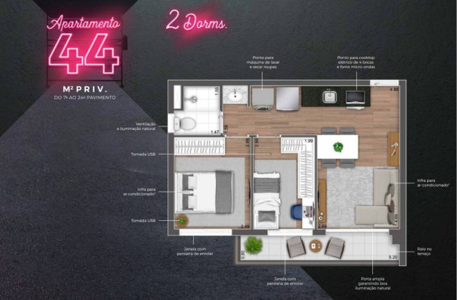 Imagem Apartamento à Venda,  em Vila Buarque - São Paulo