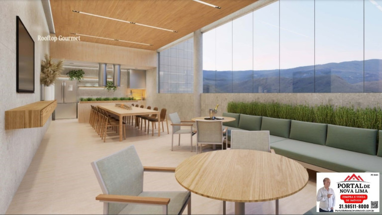 Imagem Apartamento com 4 Quartos à Venda, 185 m² em Vila Da Serra - Nova Lima
