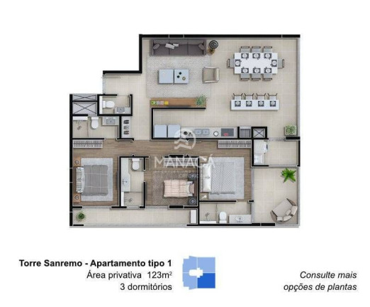 Imagem Apartamento com 3 Quartos à Venda, 124 m² em Centro - Balneário Piçarras Imagem Apartamento com 3 Quartos à Venda, 124 m² em Centro - Balneário Piçarras