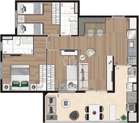 Imagem Apartamento com 3 Quartos à Venda, 38 m² em Vila Leopoldina - São Paulo Imagem Apartamento com 3 Quartos à Venda, 38 m² em Vila Leopoldina - São Paulo