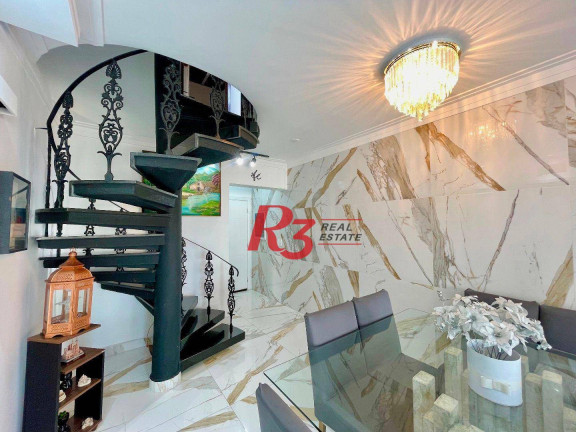 Imagem Cobertura com 3 Quartos à Venda, 223 m² em Boqueirão - Santos