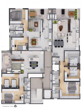 Imagem Apartamento com 3 Quartos à Venda, 111 m² em Panazzolo - Caxias Do Sul