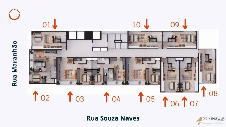 Imagem Apartamento com 1 Quarto à Venda, 32 m² em Cascavel