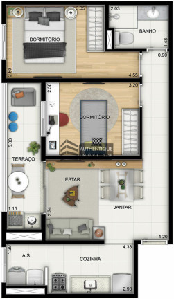 Imagem Apartamento com 2 Quartos à Venda, 60 m² em Centro - São Bernardo Do Campo Imagem Apartamento com 2 Quartos à Venda, 60 m² em Centro - São Bernardo Do Campo