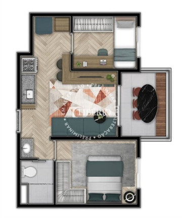 Imagem Imóvel com 1 Quarto à Venda, 35 m² em Tatuapé - São Paulo Imagem Imóvel com 1 Quarto à Venda, 35 m² em Tatuapé - São Paulo