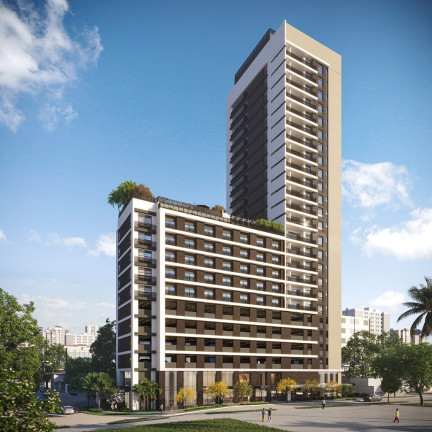 Apartamento com 1 Quarto à Venda, 23 m² em Brooklin Paulista - São Paulo
