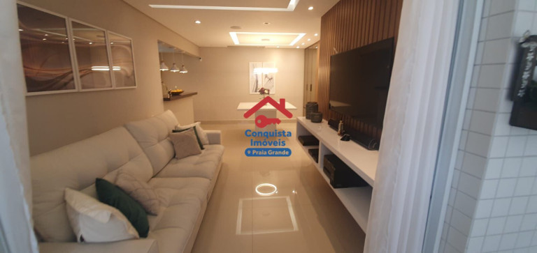 Imagem Apartamento com 3 Quartos à Venda, 119 m² em Canto Do Forte - Praia Grande