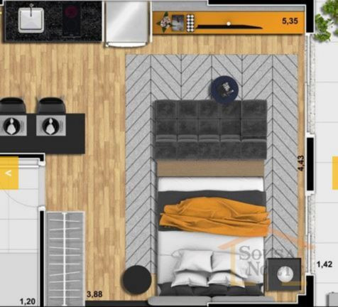 Imagem Apartamento com 1 Quarto à Venda, em Santana - São Paulo Imagem Apartamento com 1 Quarto à Venda, em Santana - São Paulo