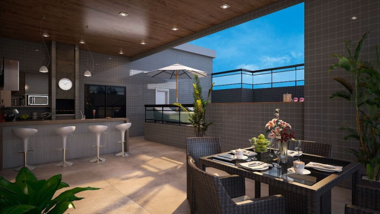 Imagem Apartamento com 2 Quartos à Venda, 110 m² em Canto Do Forte - Praia Grande
