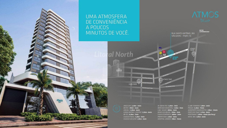 Apartamento com 3 Quartos à Venda, 120 m² em São Judas - Itajaí