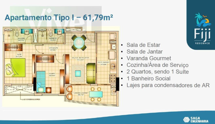 Imagem Apartamento à Venda, em Cohama - São Luís Imagem Apartamento à Venda, em Cohama - São Luís