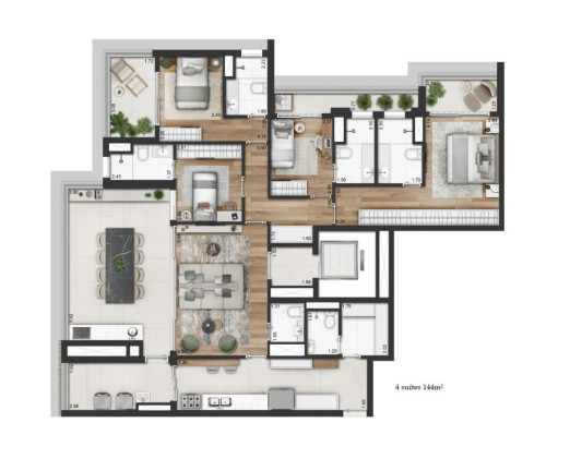 Imagem Apartamento com 2 Quartos à Venda, 111 m² em Vila Clementino - São Paulo