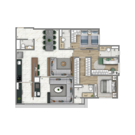 Imagem Apartamento com 3 Quartos à Venda, 186 m² em Tatuapé - São Paulo Imagem Apartamento com 3 Quartos à Venda, 186 m² em Tatuapé - São Paulo