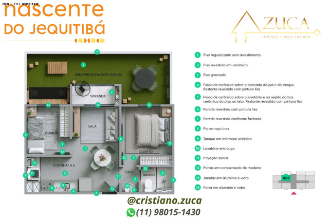 Imagem Apartamento com 2 Quartos à Venda,  em Jardim Cidade Pirituba - São Paulo