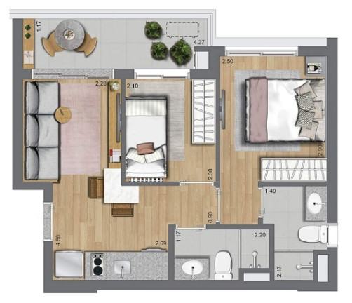 Imagem Apartamento com 2 Quartos à Venda, 43 m² em Butantã - São Paulo Imagem Apartamento com 2 Quartos à Venda, 43 m² em Butantã - São Paulo