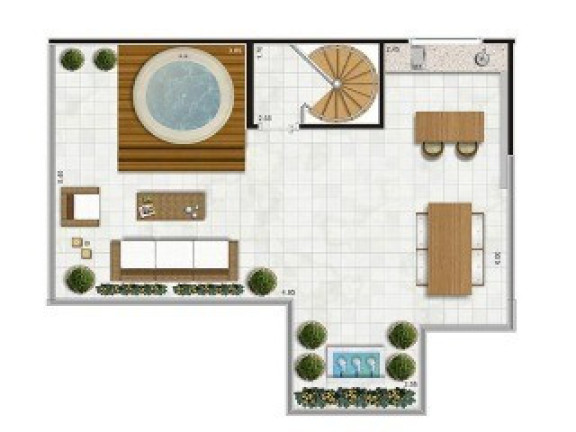 Imagem Imóvel com 1 Quarto à Venda, 61 m² em Morumbi - São Paulo