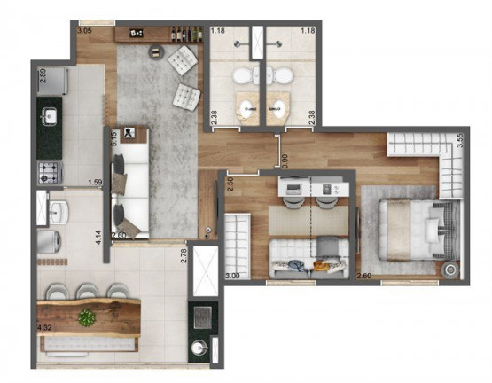 Imagem Apartamento com 2 Quartos à Venda, 214 m² em Santana - São Paulo Imagem Apartamento com 2 Quartos à Venda, 214 m² em Santana - São Paulo
