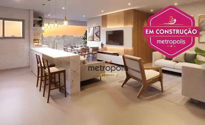 Apartamento com 3 Quartos à Venda, 115 m² em Centro - São Caetano Do Sul