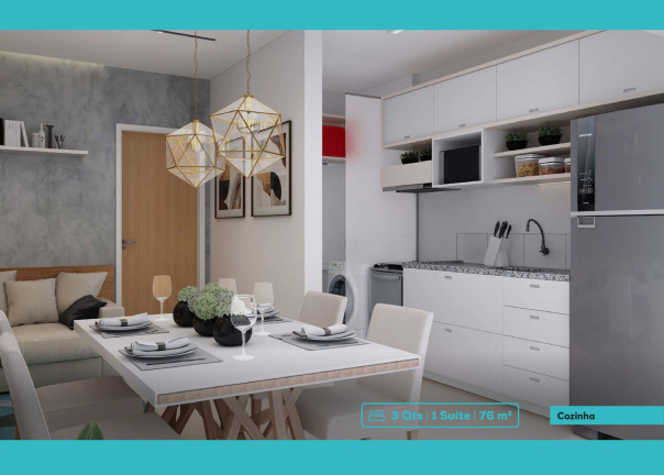 Imagem Apartamento com 3 Quartos à Venda, 76 m² em Parque Oeste Industrial - Goiânia