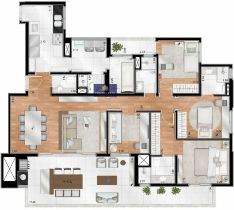 Imagem Apartamento com 4 Quartos à Venda, 145 m² em Barra Funda - São Paulo