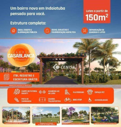 Imagem Terreno à Venda, 181 m² em Casablanca - Indaiatuba Imagem Terreno à Venda, 181 m² em Casablanca - Indaiatuba