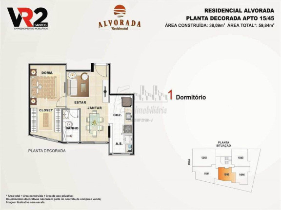 Imagem Apartamento com 3 Quartos à Venda, 71 m² em Centro - Sao Vicente Imagem Apartamento com 3 Quartos à Venda, 71 m² em Centro - Sao Vicente
