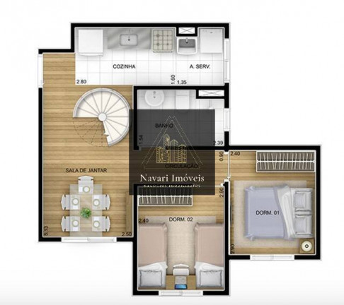 Imagem Apartamento com 2 Quartos à Venda, 45 m² em Jardim Las Vegas - Guarulhos Imagem Apartamento com 2 Quartos à Venda, 45 m² em Jardim Las Vegas - Guarulhos