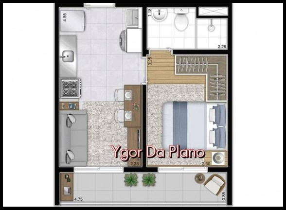 Imagem Apartamento com 1 Quarto à Venda, 29 m² em Vila Cláudia - São Paulo Imagem Apartamento com 1 Quarto à Venda, 29 m² em Vila Cláudia - São Paulo