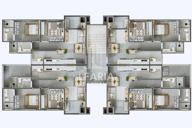 Imagem Apartamento com 2 Quartos à Venda, 57 m² em Jardim Da Barra - Itapoá Imagem Apartamento com 2 Quartos à Venda, 57 m² em Jardim Da Barra - Itapoá