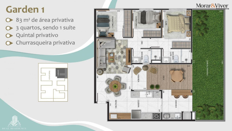 Imagem Apartamento com 3 Quartos à Venda, 73 m² em Emiliano Perneta - Pinhais Imagem Apartamento com 3 Quartos à Venda, 73 m² em Emiliano Perneta - Pinhais